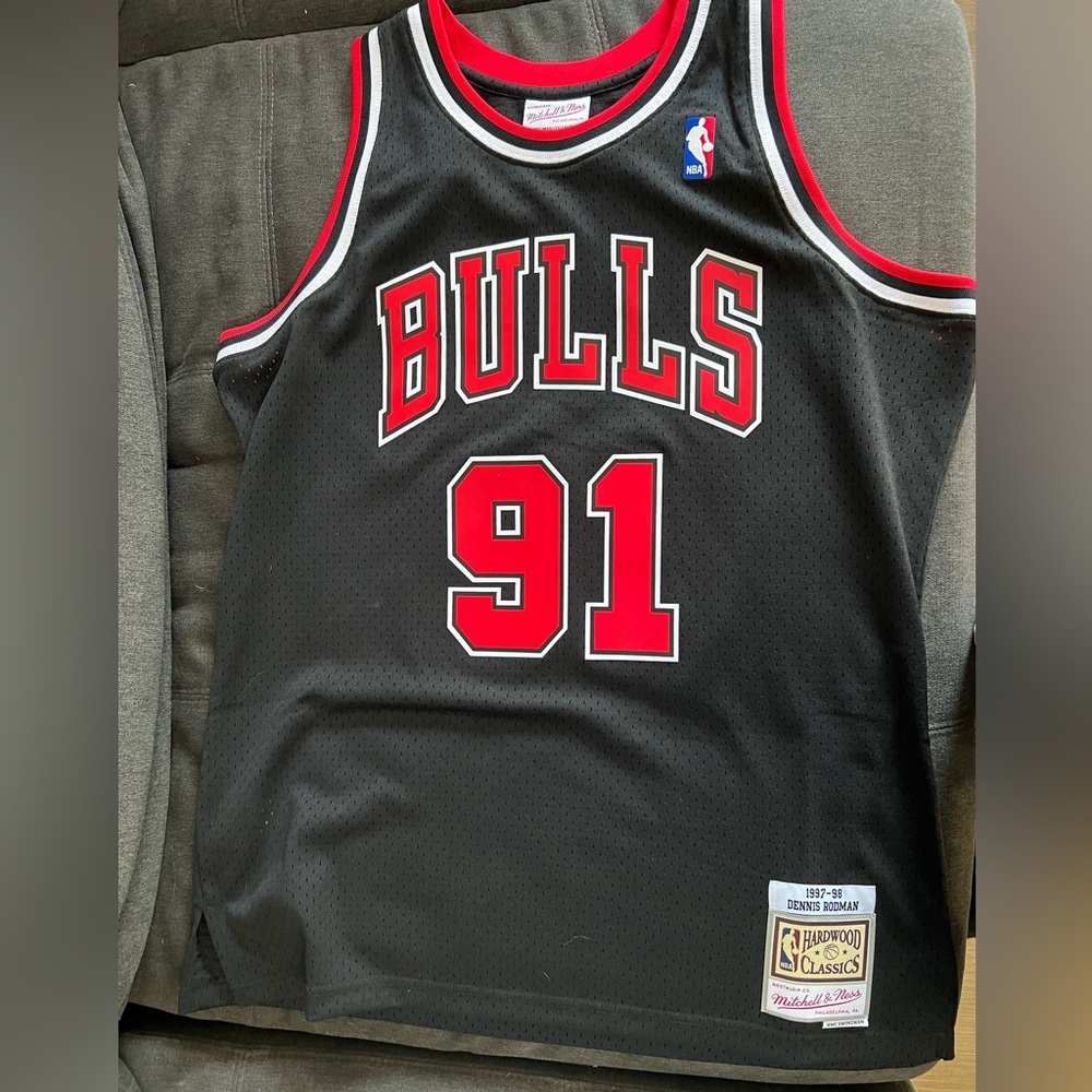 Swingman Jersey Chicago Bulls Alternate 1997-98 Dennis Rodman